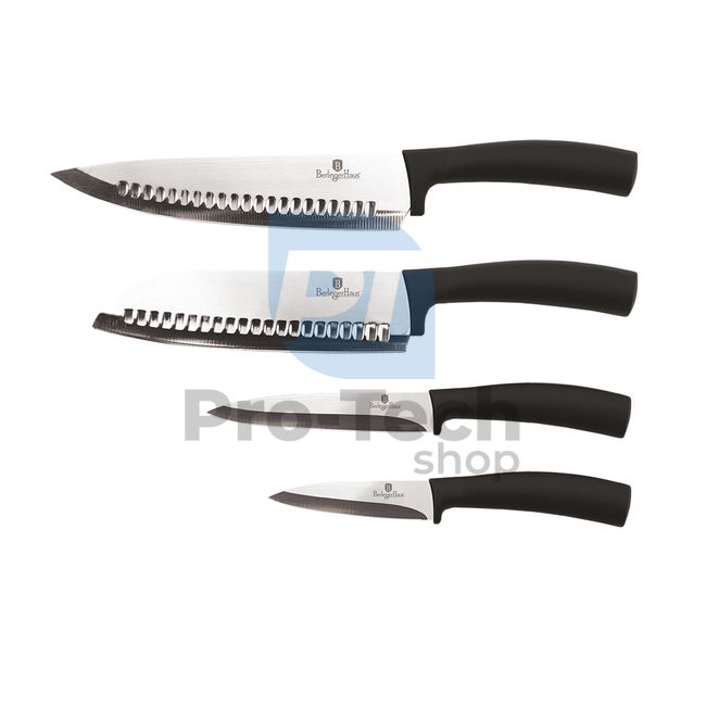 4dílná sada kuchyňských nerezových nožů BLACK 20461