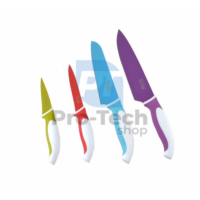 4-dílná sada kuchyňských nožů Color 53189