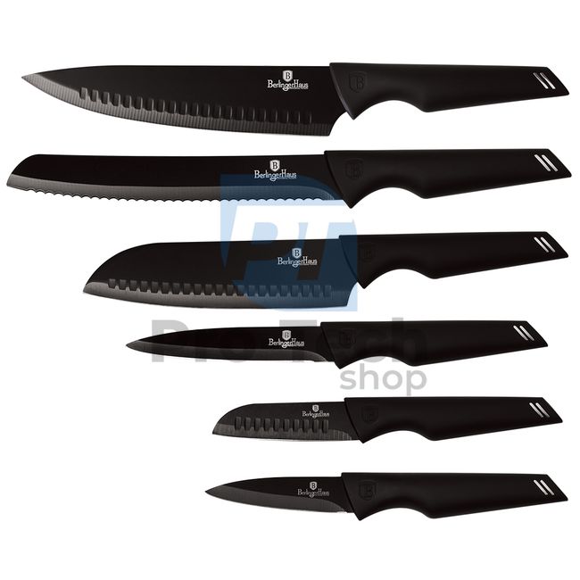 6dílná sada kuchyňských nerezových nožů BLACK 20465