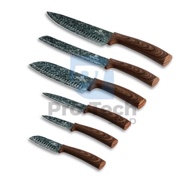 6dílná sada kuchyňských nerezových nožů ORIGINAL WOOD 20856
