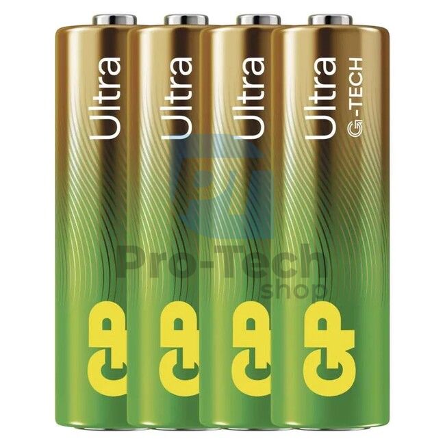 Alkalická baterie GP Ultra LR6 (AA), 4ks 70830