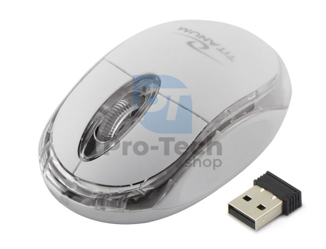 Bezdrátová myš 3D USB CONDOR, bílá 73427