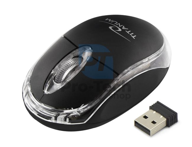Bezdrátová myš 3D USB CONDOR, černá 73425