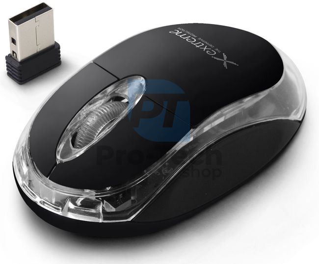 Bezdrátová myš 3D USB HARRIER, černá 73446
