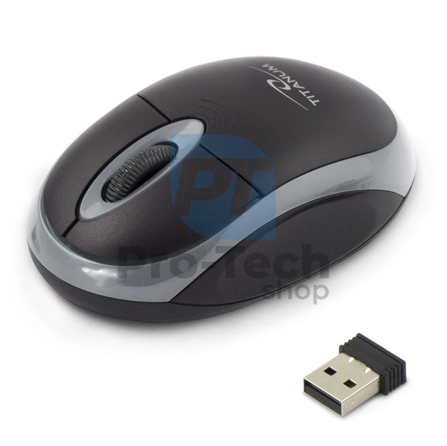 Bezdrátová myš 3D USB Vulture, černo-šedá 73419