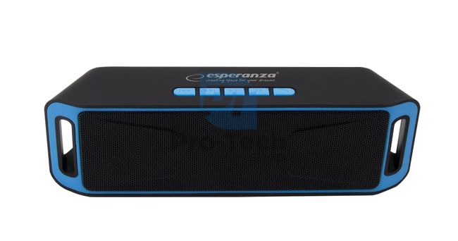 Bluetooth reproduktor s FM rádiem FOLK, černo-modrý 73259