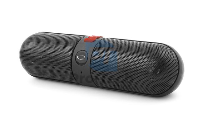 Bluetooth reproduktor s FM rádiem PIANO, černo-červený 73250