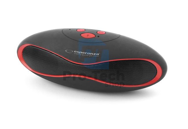 Bluetooth reproduktor s FM rádiem TRIVAL, černo-červený 73248