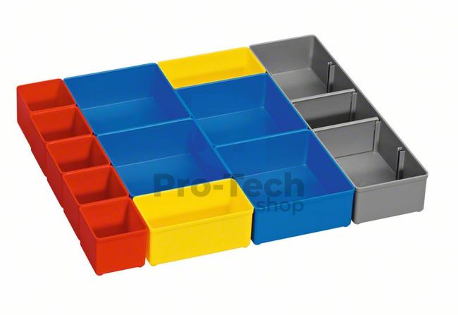 Boxy na odkládání malých předmětů Bosch i-BOXX 53 inset box sada 12 kusů 03131