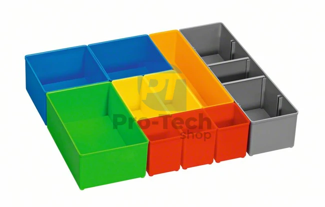 Boxy na odkládání malých předmětů Bosch i-BOXX 72 inset box souprava 10 kusů 03133
