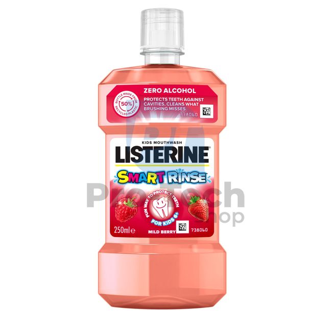 Dětská ústní voda Listerine Smart Rinse Berry 250ml 30576
