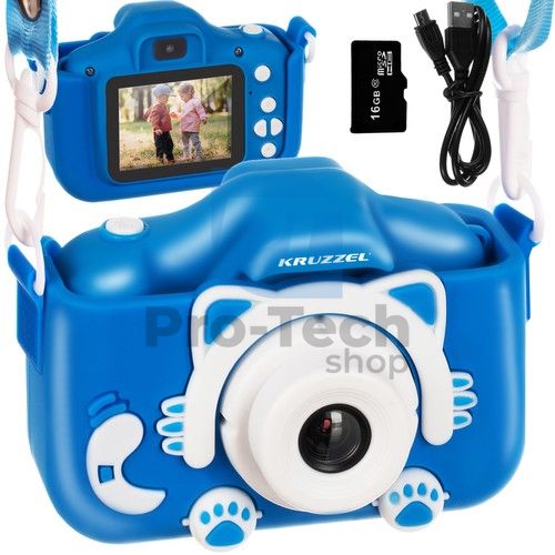 Dětský digitální fotoaparát - modrý DC16952 74074