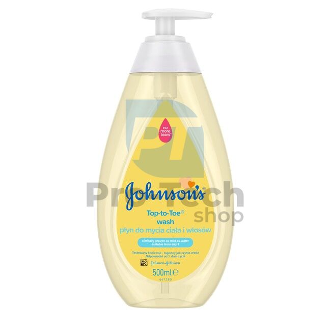 Dětský sprchový gel a šampon 2v1 Johnson's Baby 500ml 30523