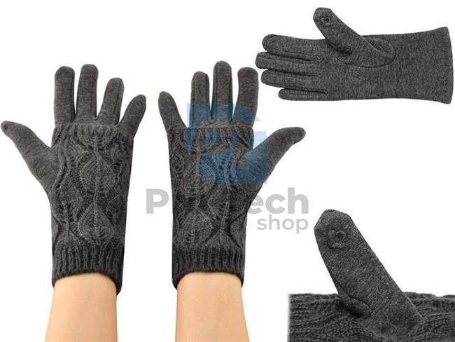 Dotykové rukavice R6412 - šedé 74121