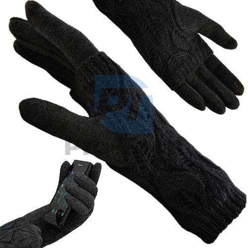 Dotykové rukavice R6413 - černé 74122