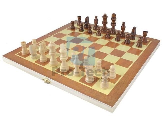Dřevěné šachy 28x28cm 74169