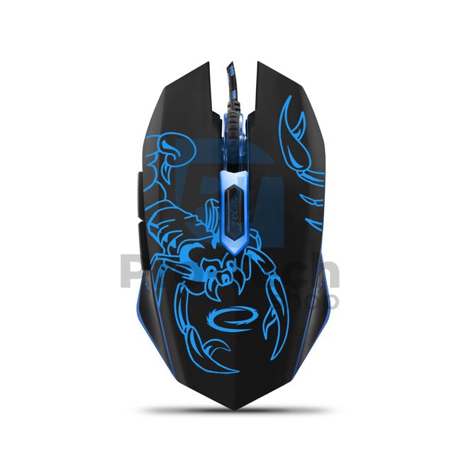 Herní myš s LED podsvícením 6D USB SCORPIO, modrá 72692