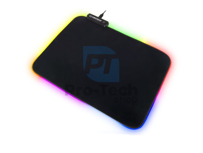 Herní podložka pod myš s LED podsvícením RGB ZODIAC 72719