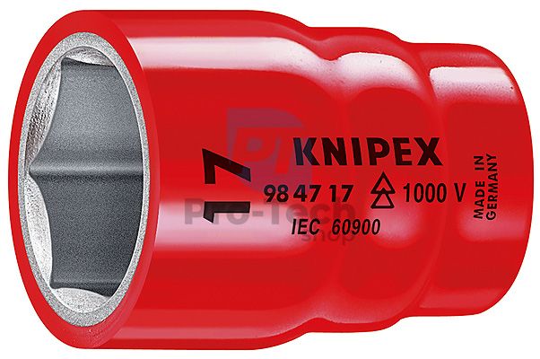 Hlavice šestihran 11 mm s vnitřním čtyřhranem 1/2" KNIPEX 08900
