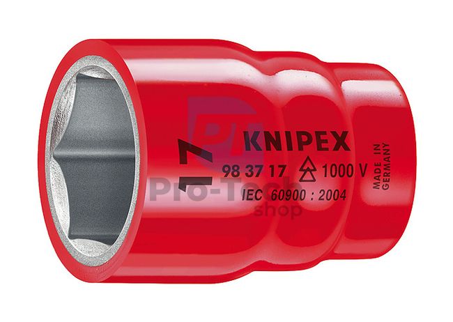 Hlavice šestihran 12 mm s vnitřním čtyřhranem 1/2" KNIPEX 08901