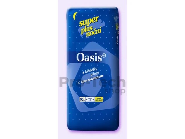 Hygienické vložky super plus noční Linteo Oasis 10ks 30452