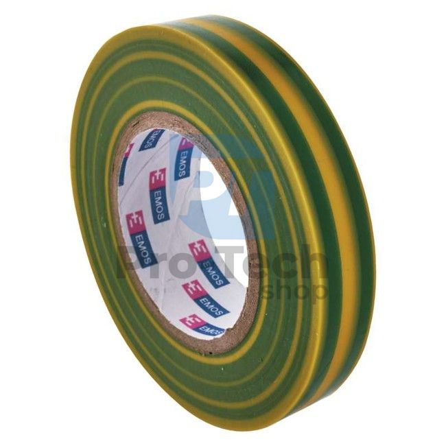 Izolační páska PVC 15mm / 10m zelenožlutá, 1ks 70985