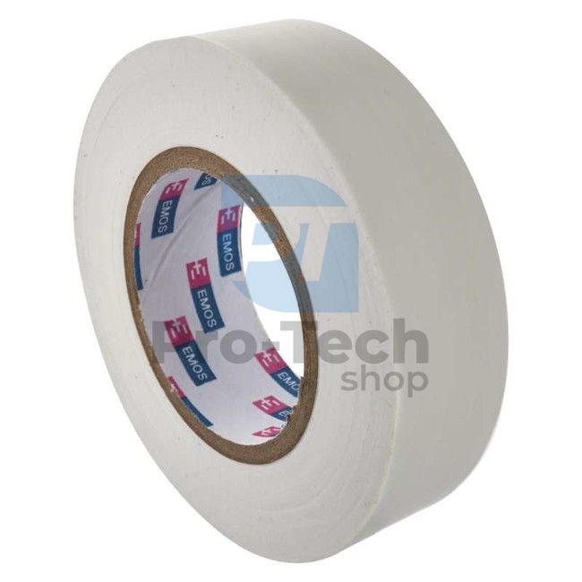 Izolační páska PVC 19mm / 20m bílá, 1ks 71008