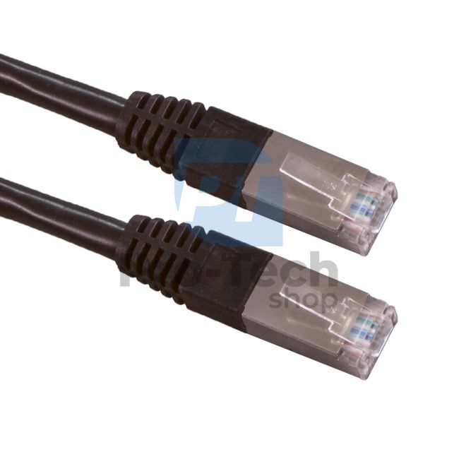 Kabel FTP CAT 6 Patchcord RJ45, 0,25m, černý 72484