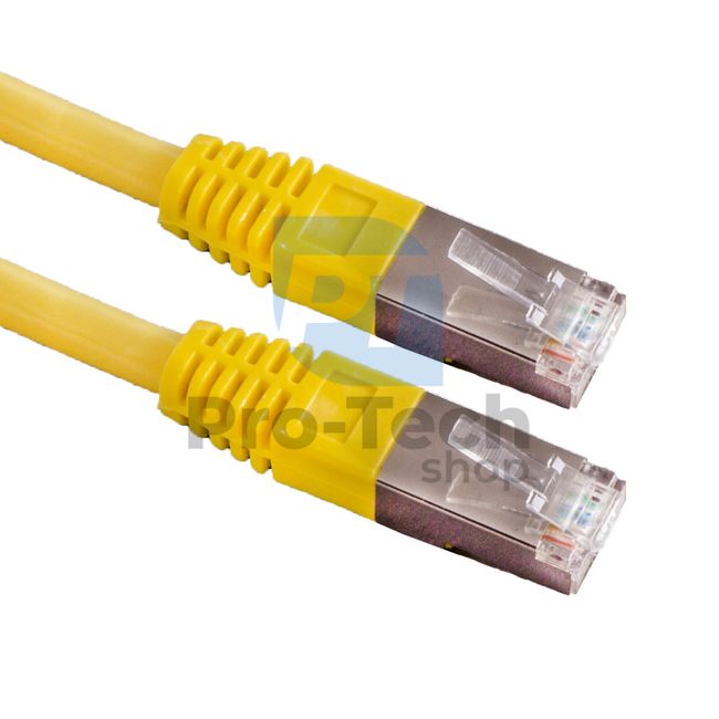 Kabel FTP CAT 6 Patchcord RJ45, 0,25m, žlutý 72486