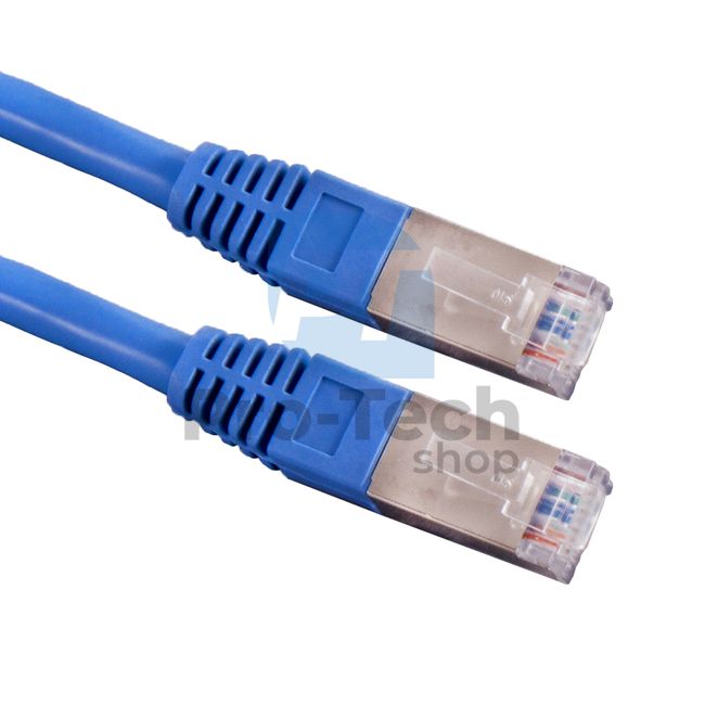 Kabel FTP CAT 6 Patchcord RJ45, 0,5m, modrý 72487