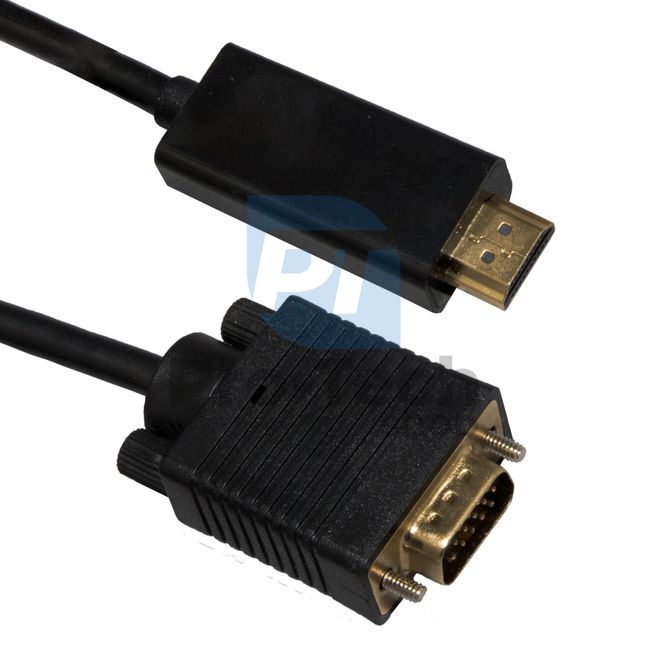 Kabel HDMI - VGA D-SUB s převodníkem signálu 1m 72358