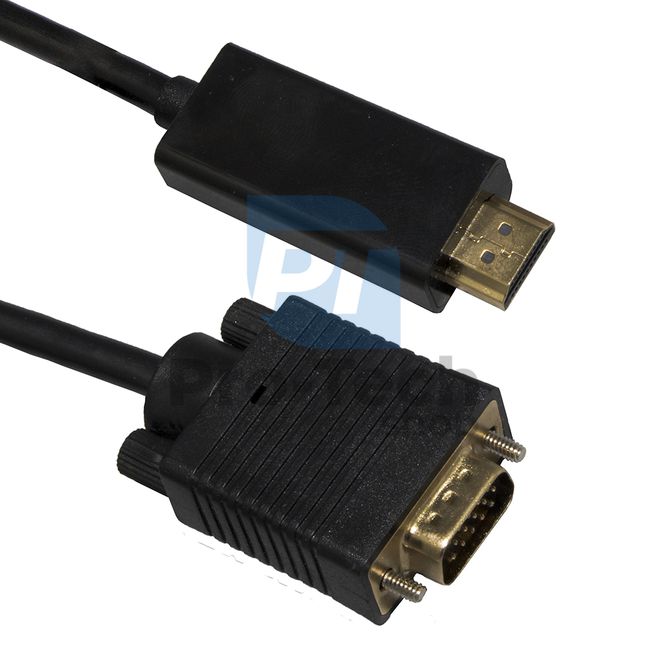 Kabel HDMI - VGA D-SUB s převodníkem signálu 2 m 72359