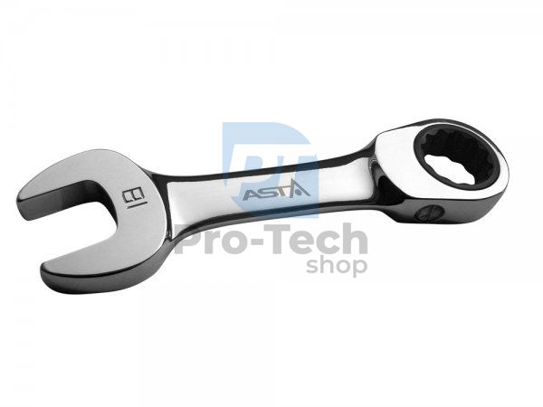 Klíč očko vidlicový ráčnový krátký 10mm profi Asta PFS101 05673