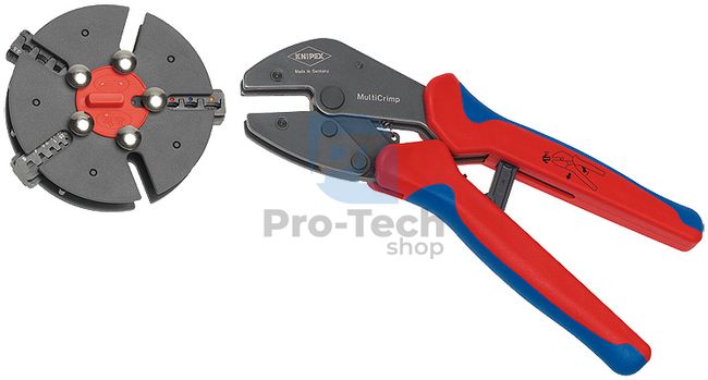 Lisovací kleště MultiCrimp® 250 mm s multi-komponentními rukojeťmi KNIPEX 08595