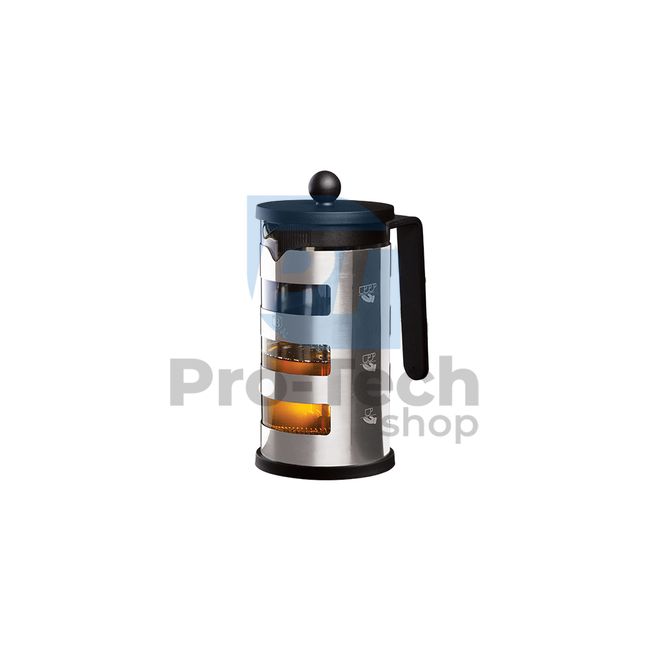 French press kávovar 1000ml STAINLESS STEEL AND GLASS 20530