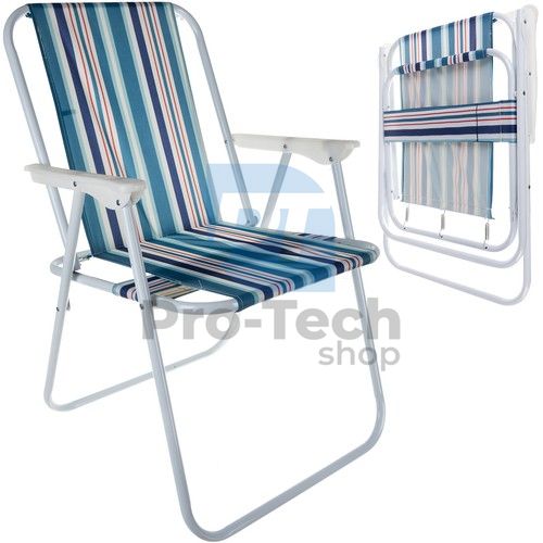 Kovová zahradní židle Trizand Bergamo - modrá 74452