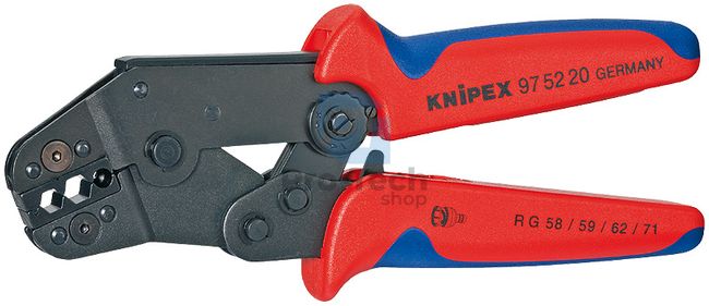Krátké lisovací kleště 195 mm s multi-komponentními rukojeťmi KNIPEX 08667