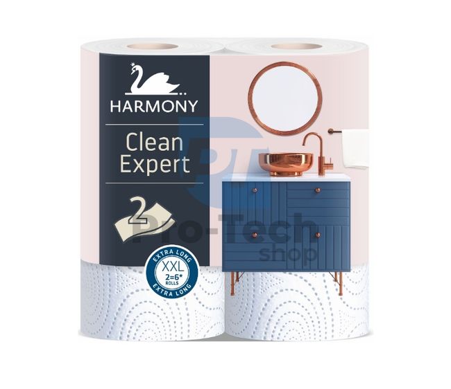 Kuchyňské utěrky 2-vrstvé HARMONY Clean Expert - 2ks 30368