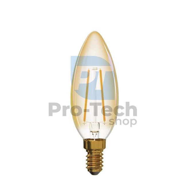 LED žárovka Vintage Candle 2W E14 teplá bílá+ 70503