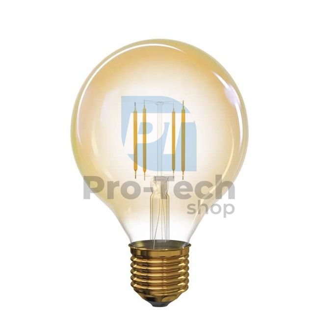 LED žárovka Vintage G95 4W E27 teplá bílá+ 70535