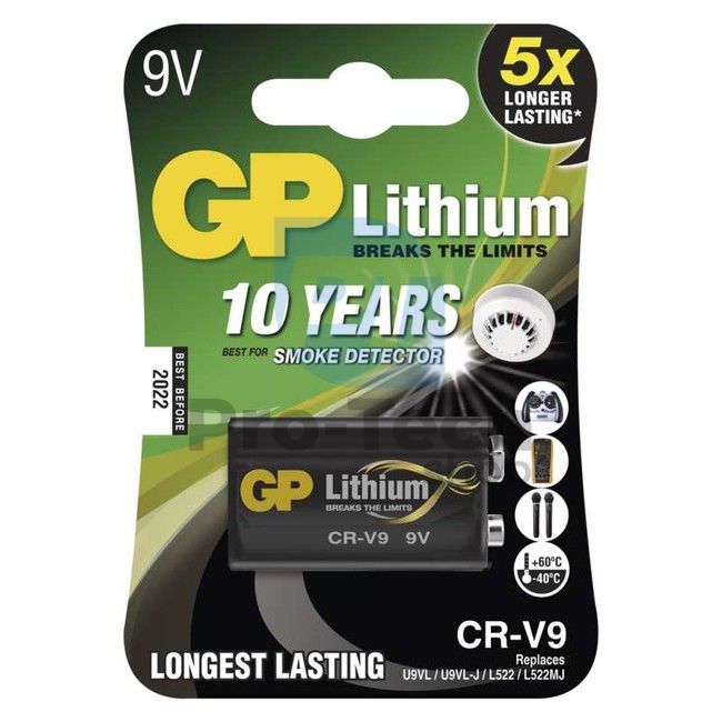 Lithiová baterie GP CR-V9 (9V) 70381