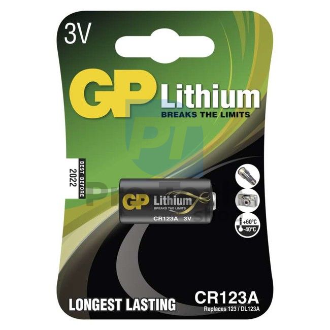 Lithiová baterie GP CR123A 70794