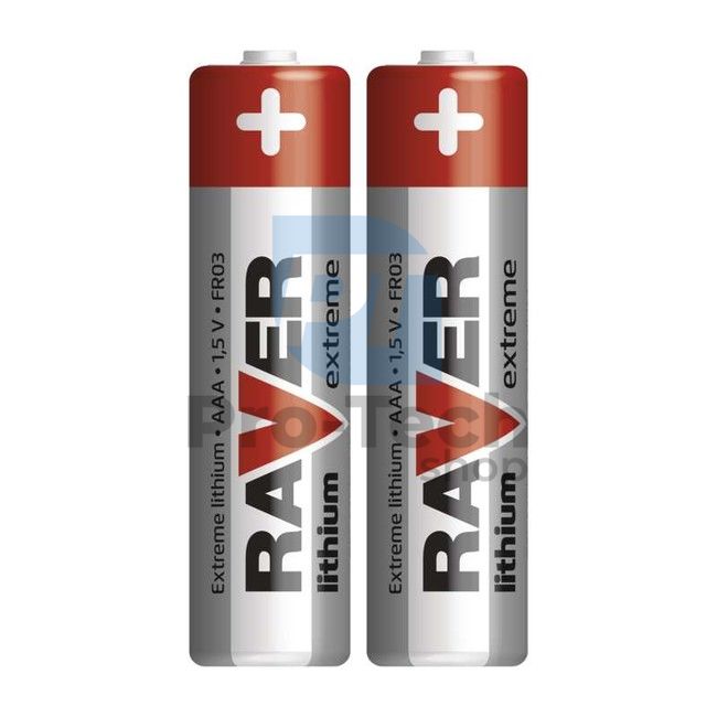 Lithiová baterie RAVER FR03 (AAA), 2ks 71051