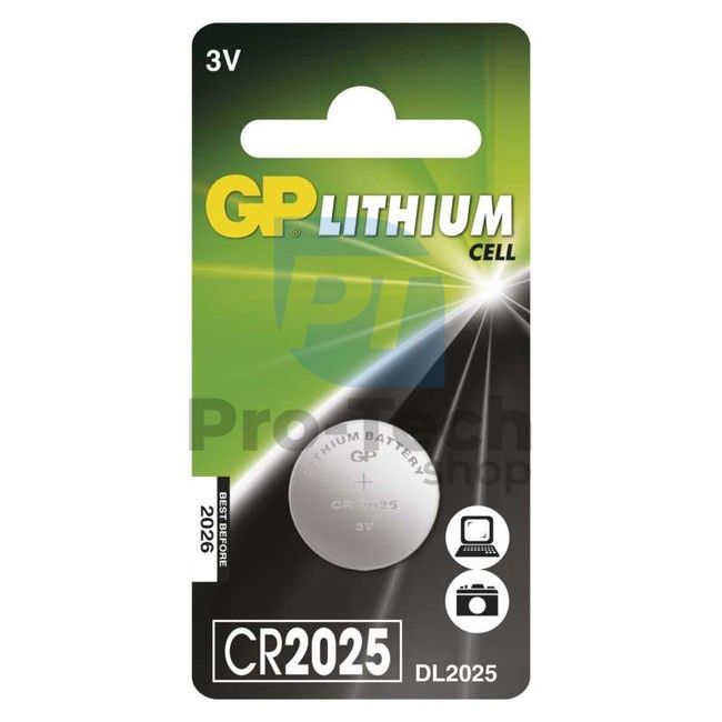 Lithiová knoflíková baterie GP CR2025 70379