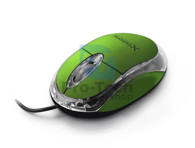 Myš 3D USB CAMILLE, zelená 73439