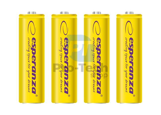 Nabíjecí baterie NI-MH AA 2000mAh 4ks, žluté 73334