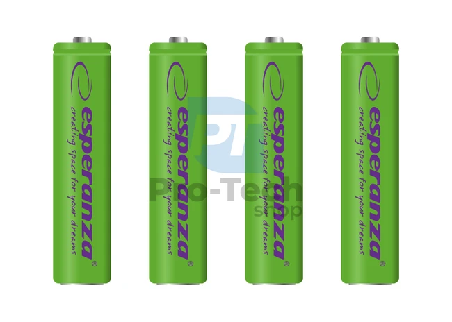 Nabíjecí baterie NI-MH AAA 1000mAh 4ks, zelené 73321