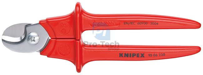 Nůžky na kabely 230 mm s plastickou izolací KNIPEX 08543