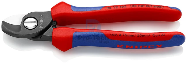 Nůžky na kabely 165 mm s multi-komponentními rukojeťmi KNIPEX 08547