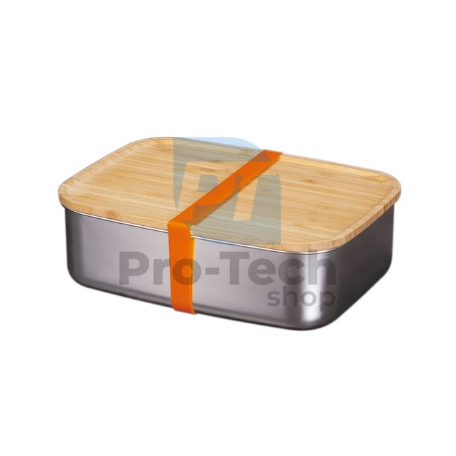Box na jídlo s bambusovou poklicí STAINLESS STEEL 20538